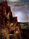 Pieter The Elder Bruegel Famous Paintings - The Tower of Babel [detail]